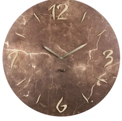 OROLOGIO DA PARETE AL QUARZO MARMO MAROCCHINO DIAM. 50CM: vendita online OROLOGIO DA PARETE AL QUARZO MARMO MAROCCHINO DIAM. 50CM in offerta