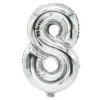 PALLONCINO LAMINATO 35X20CM ARGENTO 8: vendita online PALLONCINO LAMINATO 35X20CM ARGENTO 8 in offerta