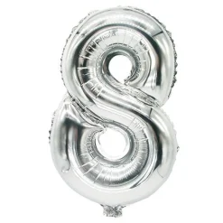 PALLONCINO LAMINATO 35X20CM ARGENTO 8: vendita online PALLONCINO LAMINATO 35X20CM ARGENTO 8 in offerta