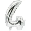 PALLONCINO LAMINATO 35X20CM ARGENTO 4: vendita online PALLONCINO LAMINATO 35X20CM ARGENTO 4 in offerta