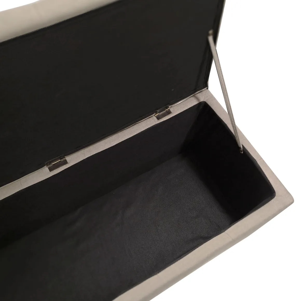 PANCA CONTENITORE CM 138X42 H. 46 IN TESSUTO TORTORA: vendita online PANCA CONTENITORE CM 138X42 H. 46 IN TESSUTO TORTORA in offerta