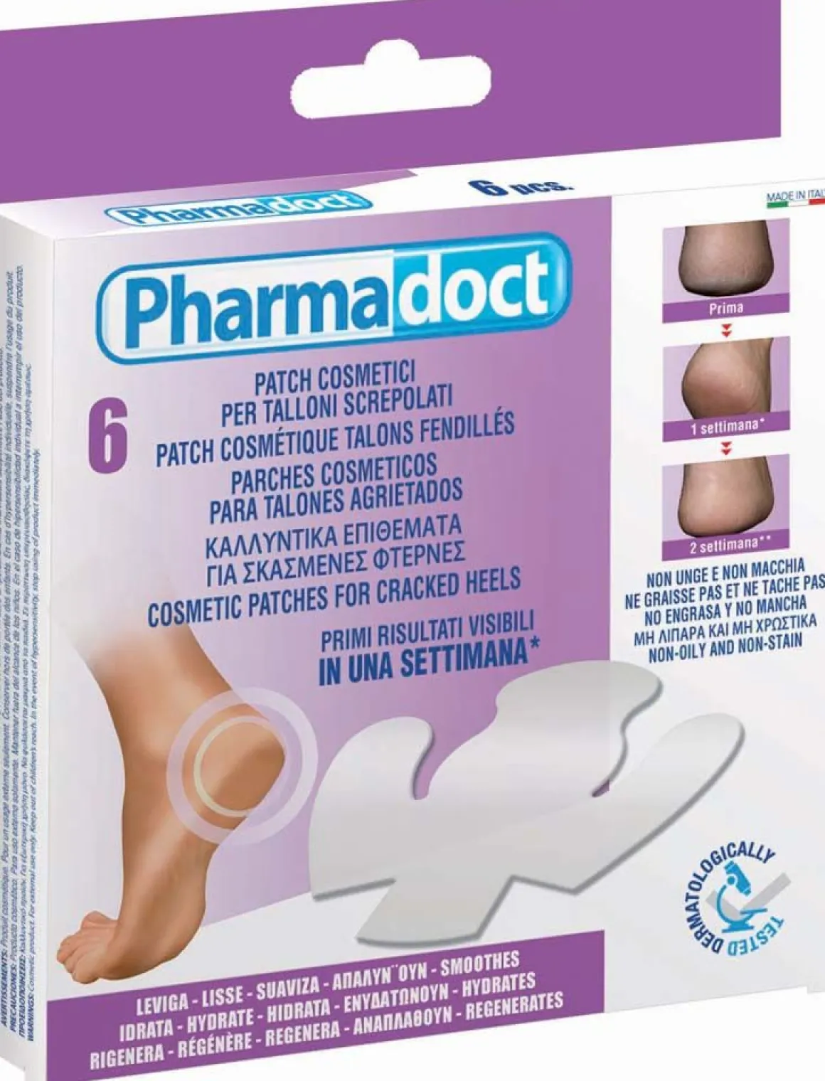 6 PATCH COSMETICI PER TALLONI SCREPOLATI: vendita online 6 PATCH COSMETICI PER TALLONI SCREPOLATI in offerta