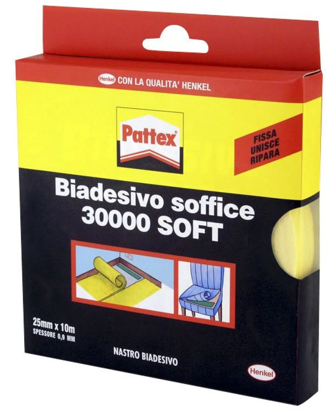 PATTEX 30000 BIADESIVO SOFT 25mm X 10mt: vendita online PATTEX 30000 BIADESIVO SOFT 25mm X 10mt in offerta
