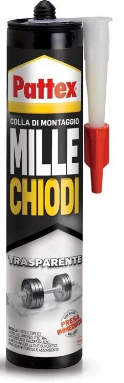 PATTEX MILLECHIODI TRASPARENTE 310gr: vendita online PATTEX MILLECHIODI TRASPARENTE 310gr in offerta