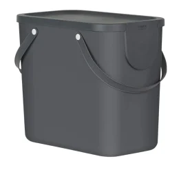 PATTUMIERA ALBULA ANTRACITE 40X23.5X34CM 25LT: vendita online PATTUMIERA ALBULA ANTRACITE 40X23.5X34CM 25LT in offerta