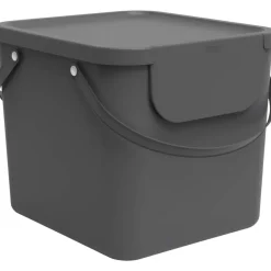 PATTUMIERA ALBULA ANTRACITE 40X35.8X34CM 40LT: vendita online PATTUMIERA ALBULA ANTRACITE 40X35.8X34CM 40LT in offerta