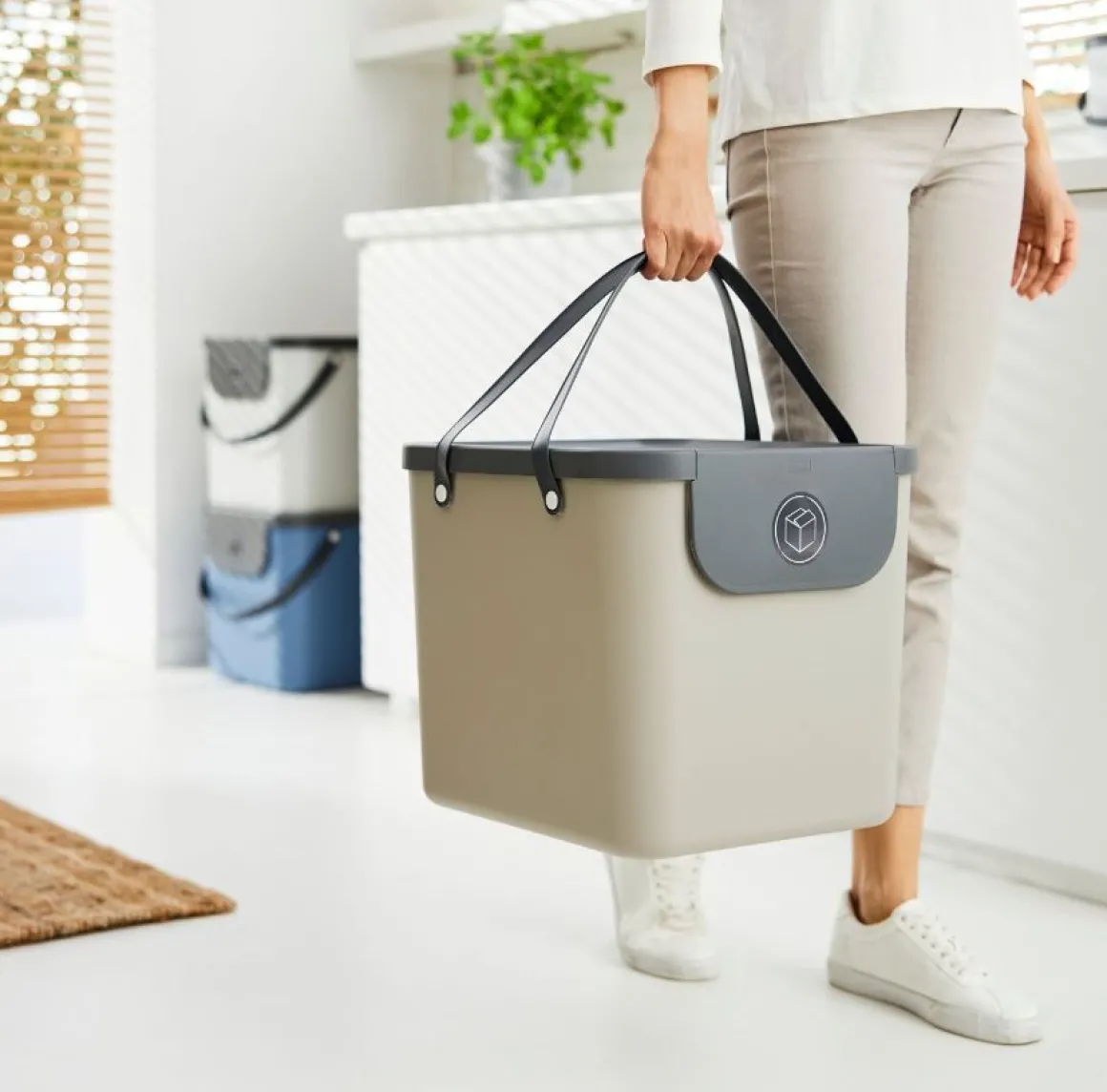 PATTUMIERA ALBULA CAPPUCCINO 40X35.8X34CM 40LT: vendita online PATTUMIERA ALBULA CAPPUCCINO 40X35.8X34CM 40LT in offerta