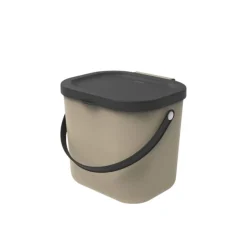 PATTUMIERA ALBULA CAPPUCCINO 23.5X20X20.8CM 6LT : vendita online PATTUMIERA ALBULA CAPPUCCINO 23.5X20X20.8CM 6LT in offerta