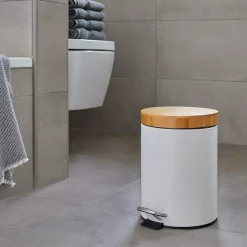 PATTUMIERA BAGNO 3L BIANCA E NATURALE