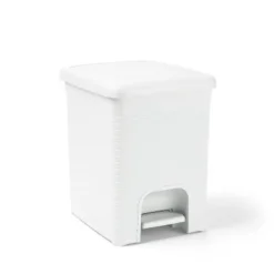PATTUMIERA LOOP BIANCA 21X21X28.5CM 6LT