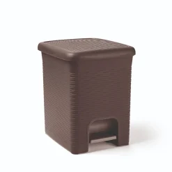 PATTUMIERA LOOP MARRONE 21X21X28.5CM 6LT