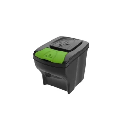 PATTUMIERA POKER NERA E VERDE 28X40X31CM 20LT : vendita online PATTUMIERA POKER NERA E VERDE 28X40X31CM 20LT in offerta