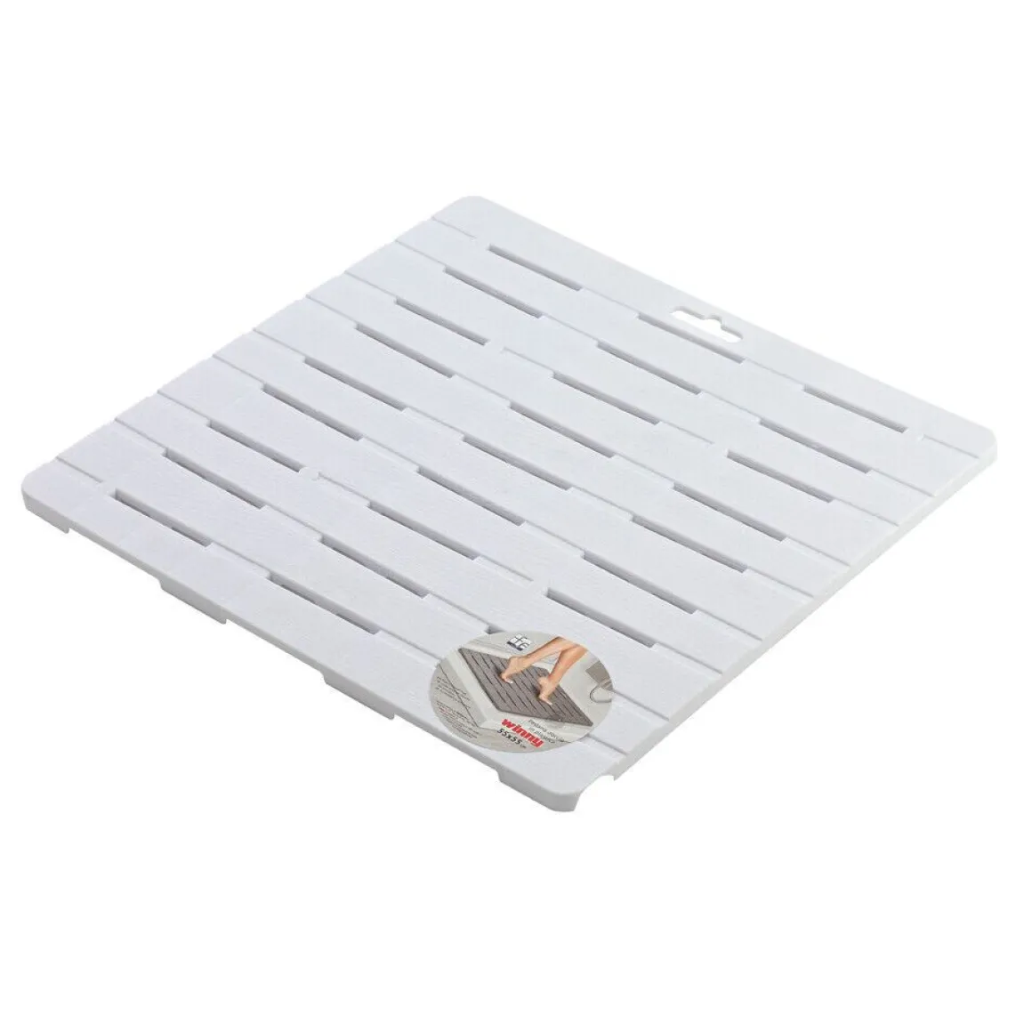 PEDANA DOCCIA WINNY CM 55X55 IN POLIPROPILENE BIANCA
