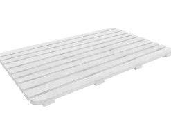 PEDANA DOCCIA WOODY CM 50X80 IN POLIPROPILENE BIANCA