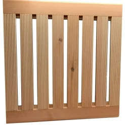 PEDANA DOCCIA CM 57X57 IN PINO CEMBRO NATURALE