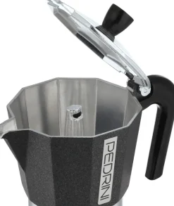 PEDRINI - CAFFETTIERA 3 TAZZE LINEA INFINITY ROCK ANTRACITE