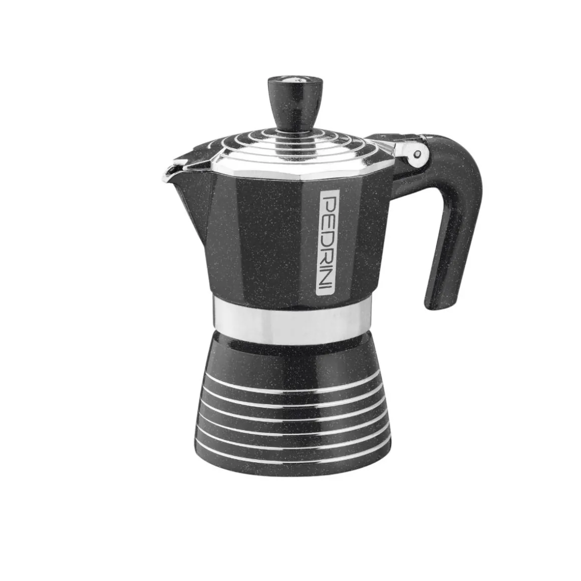 PEDRINI - CAFFETTIERA 2 TAZZE LINEA INFINITY ROCK ANTRACITE