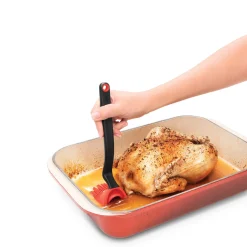 PENNELLO DA CUCINA LINEA BRIZZLE IN SILICONE ROSSO E NERO