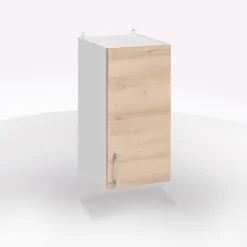 PENSILE ECO CM 40X32 H.60 BIANCO E ROVERE ARTISAN