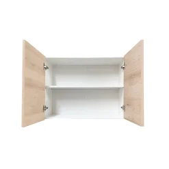 PENSILE ECO CM 80X32 H.60 BIANCO E ROVERE ARTISAN