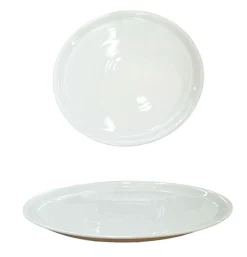 PIATTO PIZZA IN PORCELLANA DIAM. 33CM BIANCO