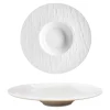 PIATTO DEGUSTAZIONE IN PORCELLANA LINEA WALL DIAM. 30CM BIANCO
