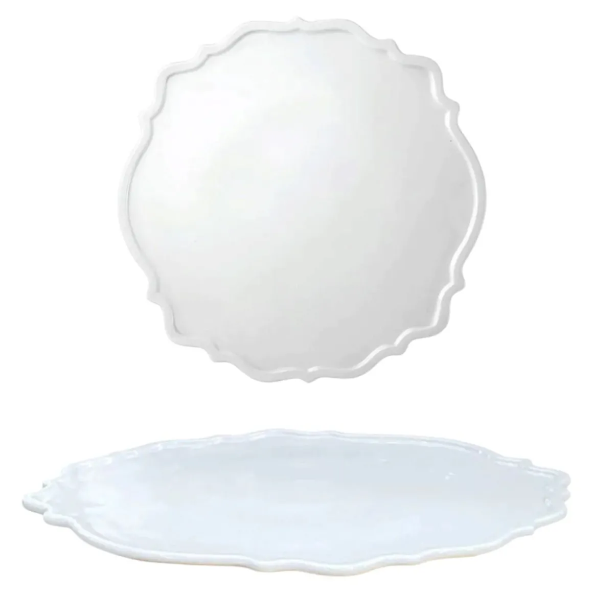 PIATTO DESSERT IN PORCELLANA LINEA ARYA DIAM. 30.5CM BIANCO