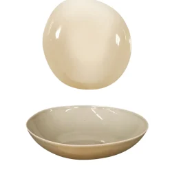 PIATTO FONDO IN CERAMICA ALTERNATIVE SOHO DIAM. 22CM BEIGE