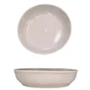 PIATTO FONDO IN CERAMICA LINEA FONT DIAM. 22CM TORTORA