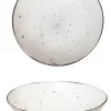 PIATTO FONDO IN GRES LINEA JOE DIAM. 21CM BEIGE CON DECORO