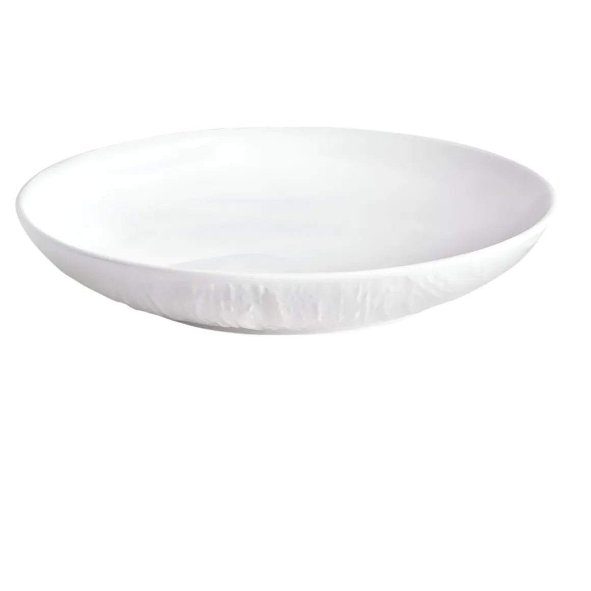 PIATTO FONDO IN PORCELLANA LINEA WALL DIAM. 25CM BIANCO