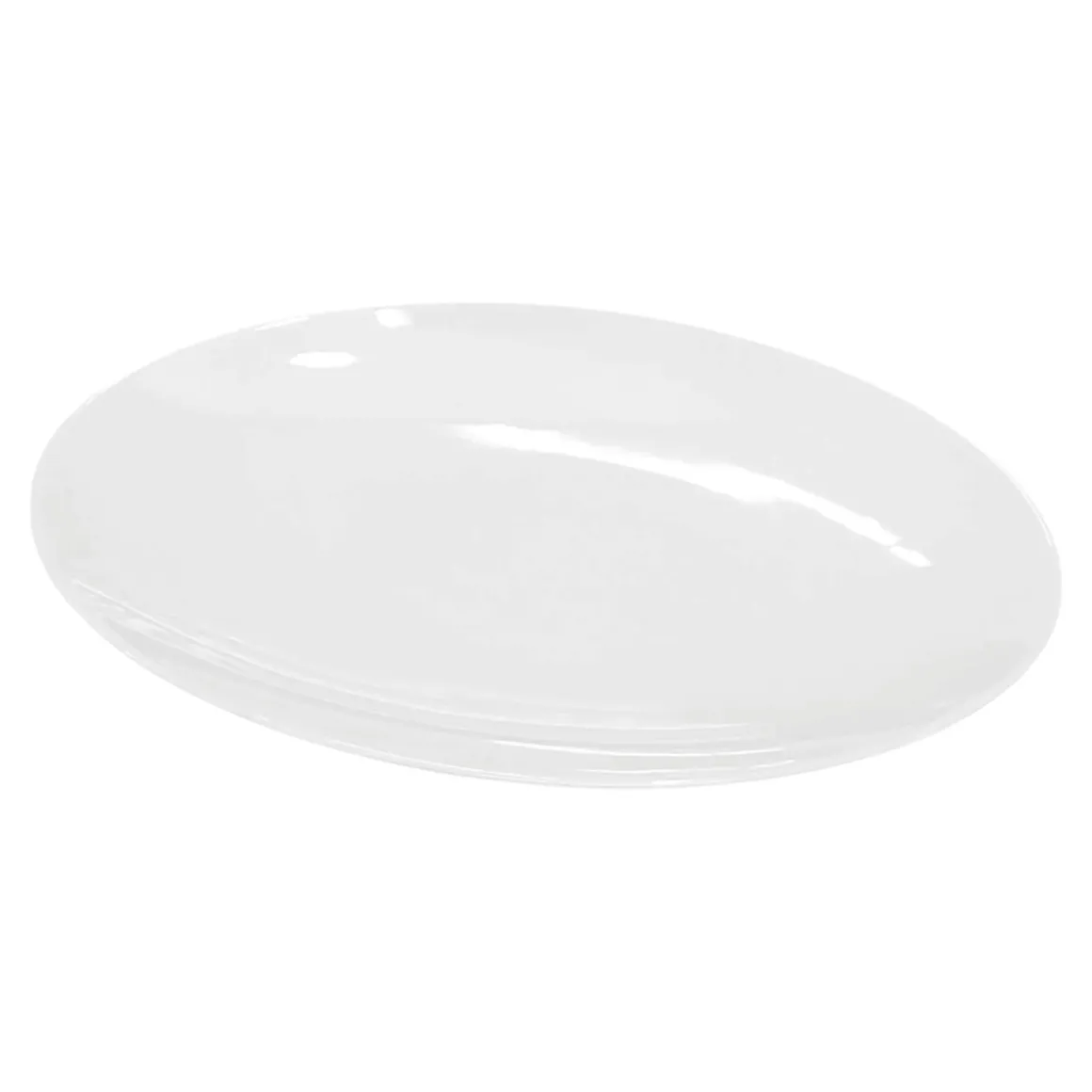 PIATTO FONDO OVALE IN PORCELLANA ACTIVE WHITE DIAM. 23CM BIANCO