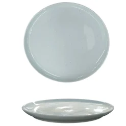 PIATTO FRUTTA/DESSERT IN CERAMICA LINEA FONT DIAM. 21CM ACQUA