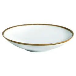 PIATTO PASTA BOWL IN PORCELLANA LINEA ACTIVE RING DIAM. 25CM BIANCO