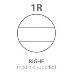 PIGNA RICAMBI -CONFEZIONE 40 FOGLI RINFORZATI A4 RIGHE