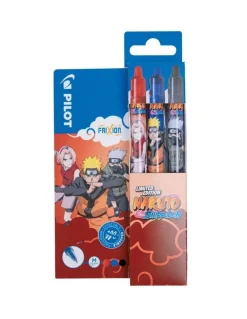 PILOT - SET 3 PENNE FRIXION BALL CLICKER NARUTO LIMITED EDITION: vendita online PILOT - SET 3 PENNE FRIXION BALL CLICKER NARUTO LIMITED EDITION in offerta