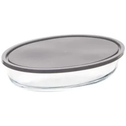 PIROFILA IN VETRO CON COPERCHIO 30.5X21.5CM 2.4LT