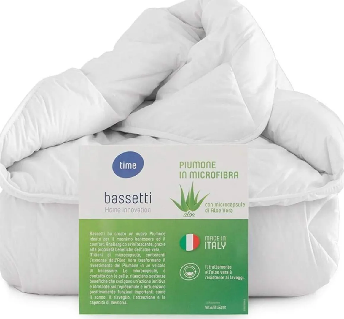 Piumino Microfibra Aloe Singolo 155x200 cm: Piumino Invernale Singolo