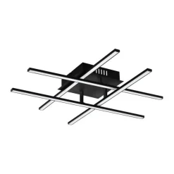 PLAFONIERA A LED LASANA 3 NERO 50X50CM - 4X740lm 3000K 4X5.2W: vendita online PLAFONIERA A LED LASANA 3 NERO 50X50CM - 4X740lm 3000K 4X5.2W in offerta