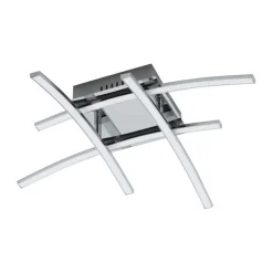 PLAFONIERA A LED 2 LUCI NEVADO CROMATO 50CM - 4X470m 3500K 4X5W: vendita online PLAFONIERA A LED 2 LUCI NEVADO CROMATO 50CM - 4X470m 3500K 4X5W in offerta