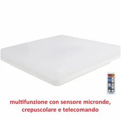PLAFONIERA A LED QUADRATA 33X33X5CM - 24W 2000lm: vendita online PLAFONIERA A LED QUADRATA 33X33X5CM - 24W 2000lm in offerta