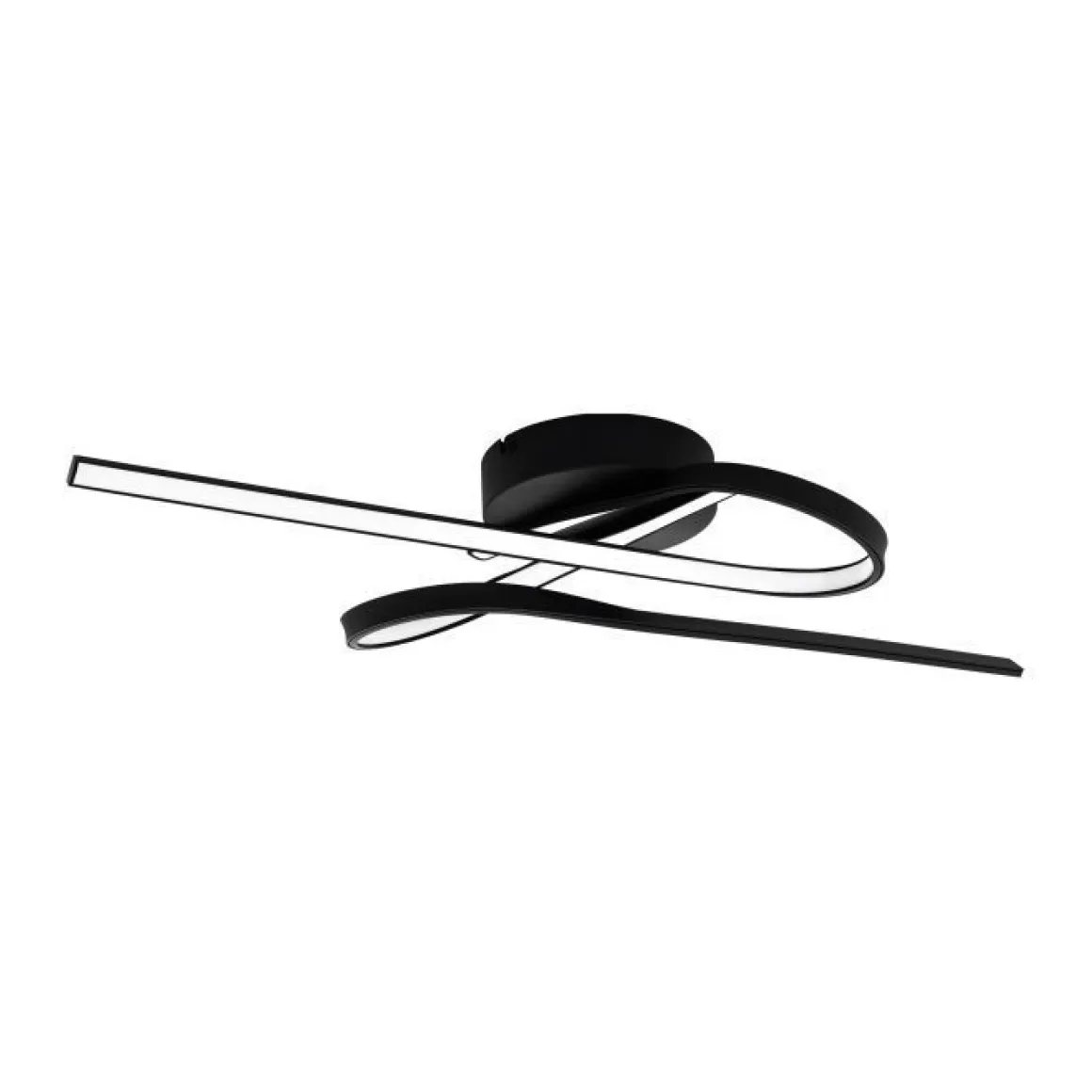 PLAFONIERA A LED SELVINA 1 NERO 69CM - 3150lm 3000K 21W: vendita online PLAFONIERA A LED SELVINA 1 NERO 69CM - 3150lm 3000K 21W in offerta