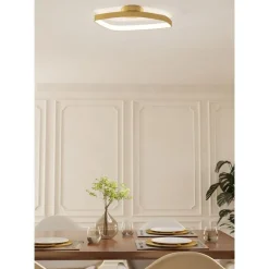 PLAFONIERA A LED VALLEROSA ORO 58CM - 25.2W 3000ml IP20: vendita online PLAFONIERA A LED VALLEROSA ORO 58CM - 25.2W 3000ml IP20 in offerta