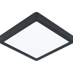 PLAFONIERA LED FUEVA 5 NERA 21X21CM - 2000lm 3000K 17W: vendita online PLAFONIERA LED FUEVA 5 NERA 21X21CM - 2000lm 3000K 17W in offerta