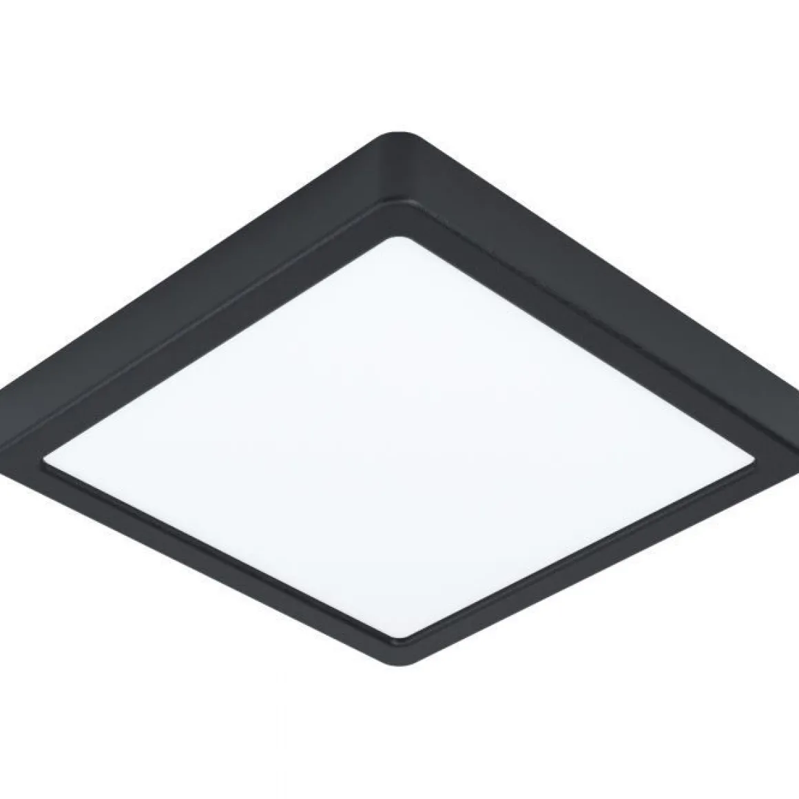 PLAFONIERA LED FUEVA 5 NERA 21X21CM - 2000lm 3000K 17W: vendita online PLAFONIERA LED FUEVA 5 NERA 21X21CM - 2000lm 3000K 17W in offerta