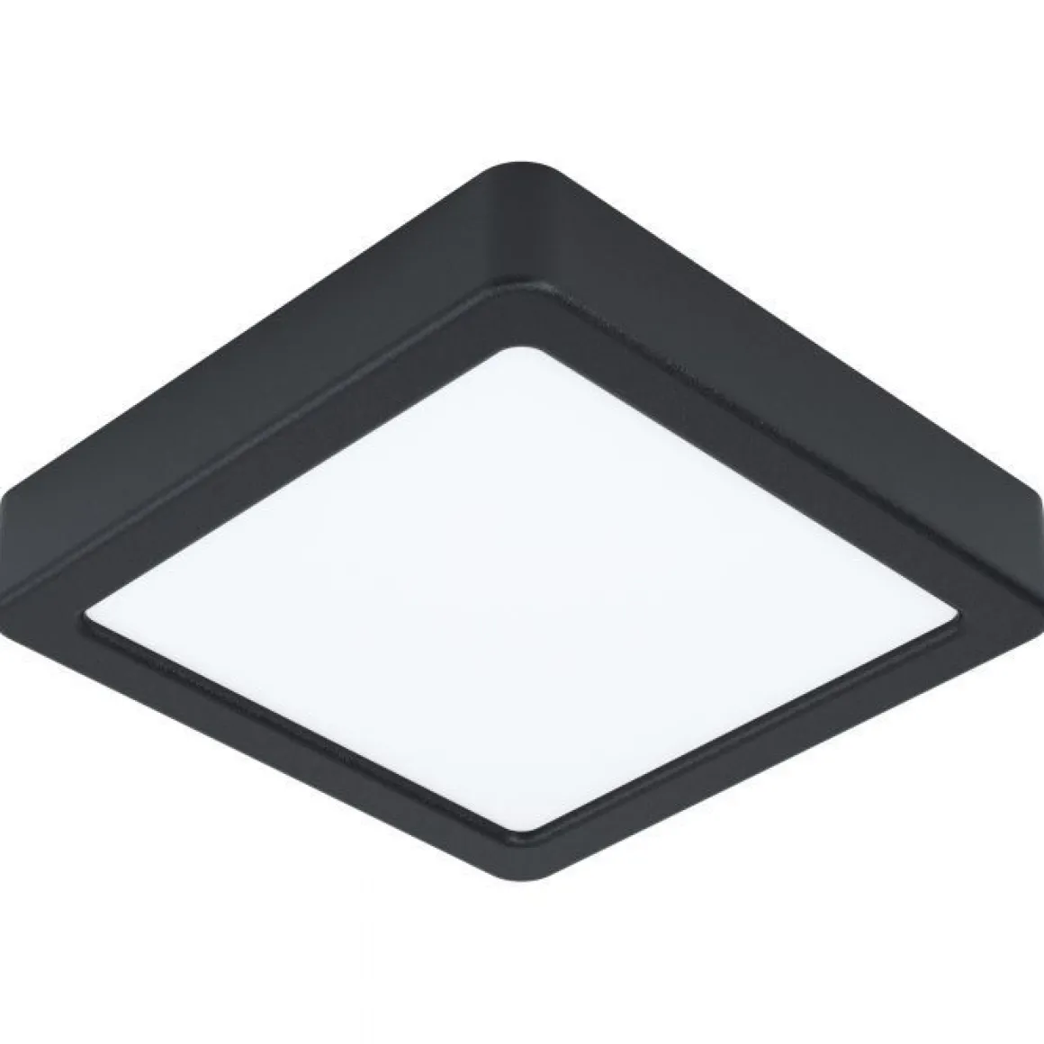 PLAFONIERA LED FUEVA 5 NERA 16X16CM - 1350lm 3000K 11W: vendita online PLAFONIERA LED FUEVA 5 NERA 16X16CM - 1350lm 3000K 11W in offerta