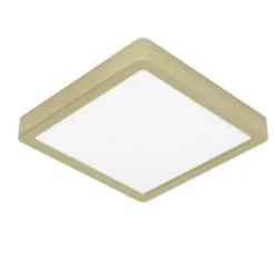 PLAFONIERA LED FUEVA 5 ORO 21X21CM - 2000ml 3000K 17W : vendita online PLAFONIERA LED FUEVA 5 ORO 21X21CM - 2000ml 3000K 17W in offerta