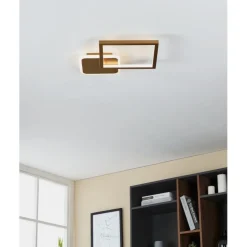 PLAFONIERA LED GAFARES ORO 33CM - 15W 2100lm 2700-6000w: vendita online PLAFONIERA LED GAFARES ORO 33CM - 15W 2100lm 2700-6000w in offerta