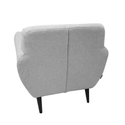 POLTRONA EMMA IN TESSUTO GRIGIO CHIARO: vendita online POLTRONA EMMA IN TESSUTO GRIGIO CHIARO in offerta