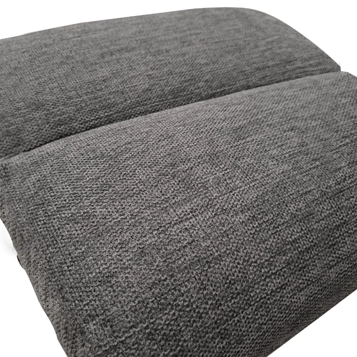 POLTRONA GIREVOLE CON RELAX MANUALE E POUF IN TESSUTO GRIGIO: vendita online POLTRONA GIREVOLE CON RELAX MANUALE E POUF IN TESSUTO GRIGIO in offerta
